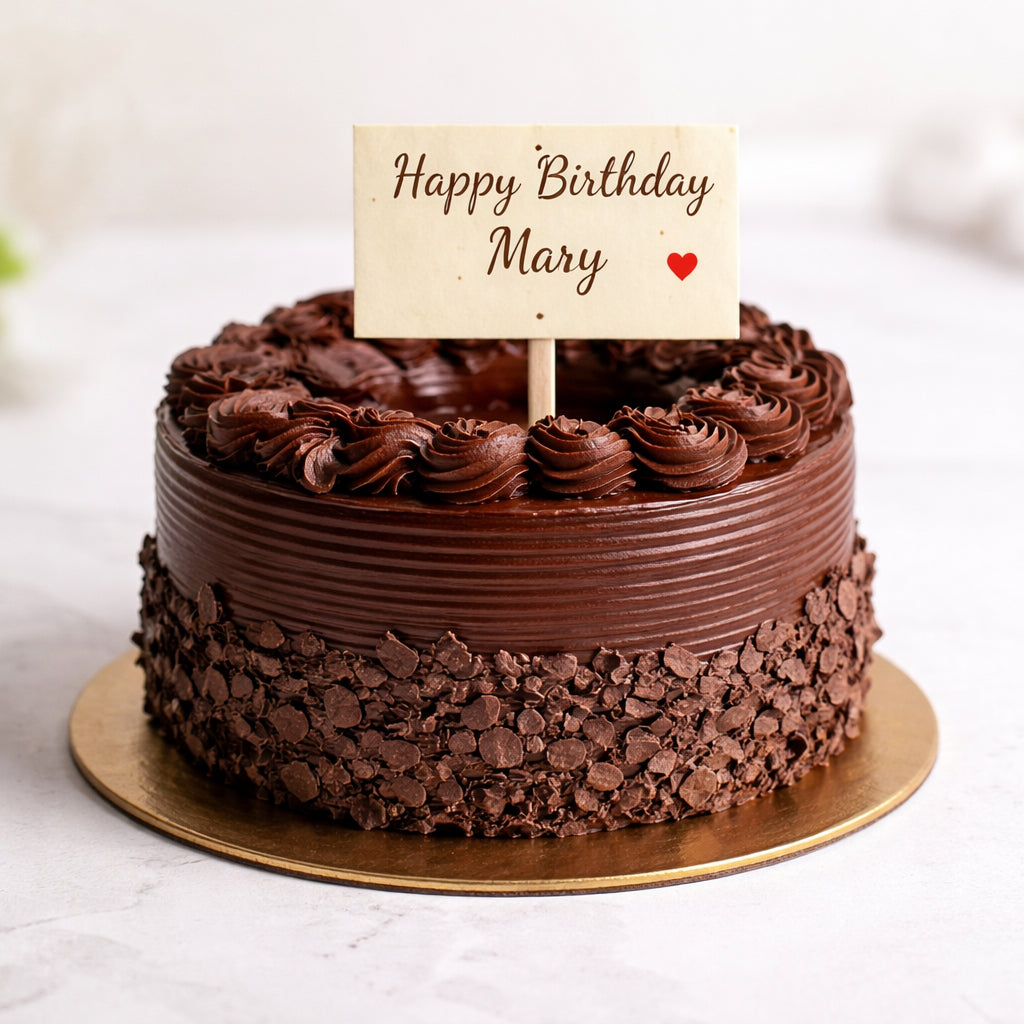 Cake with Surprise Message